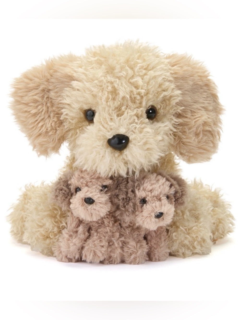 Hugs & Cuddles™ Fluffy Fam 10” Doodle Mommy & Babies Plush Set